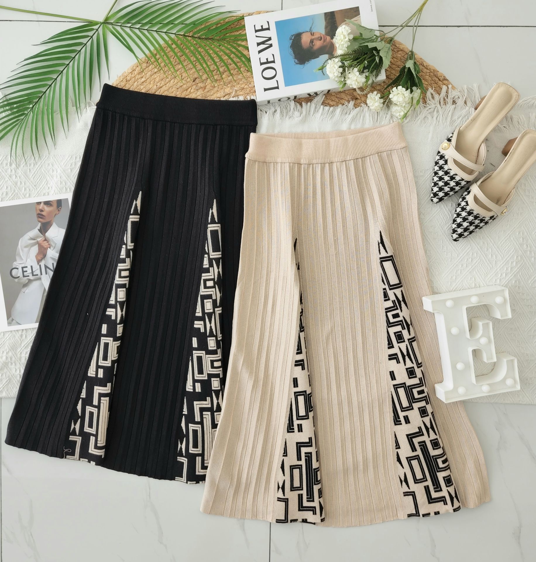 KOREAN PLEATED SKIRT (8967) EE House Fashion