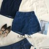 Button Premium Denim Skort (前裙后裤) (167)C47