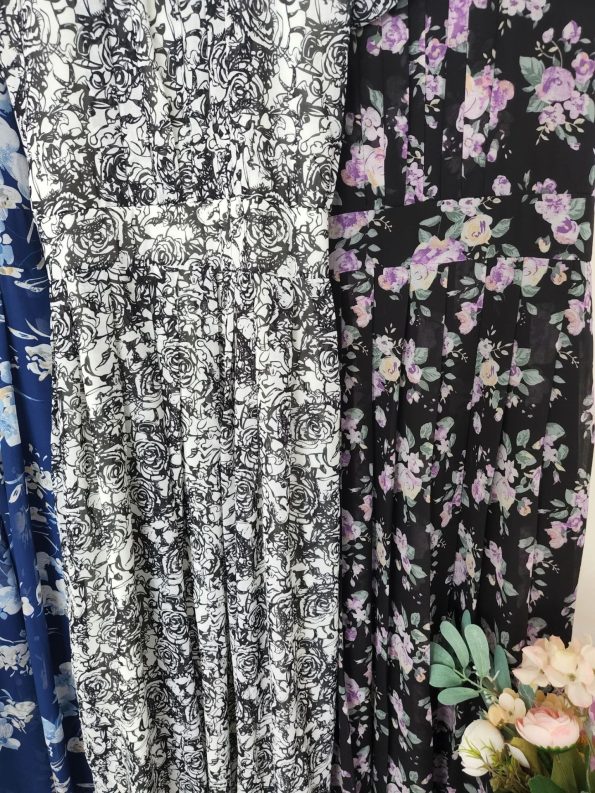 Premium Floral Long Dress (141)