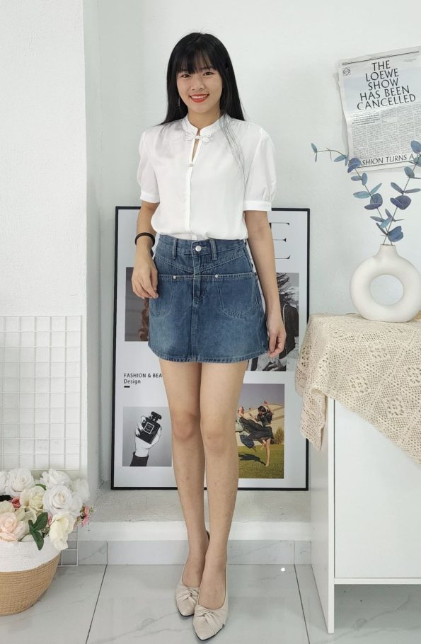 Premium Denim Skort (前裙后裙) (1005) B35