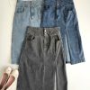 Denim Midi  Skirt（LE31015）