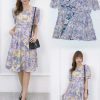 Premium Floral Suit Dress (B0294)