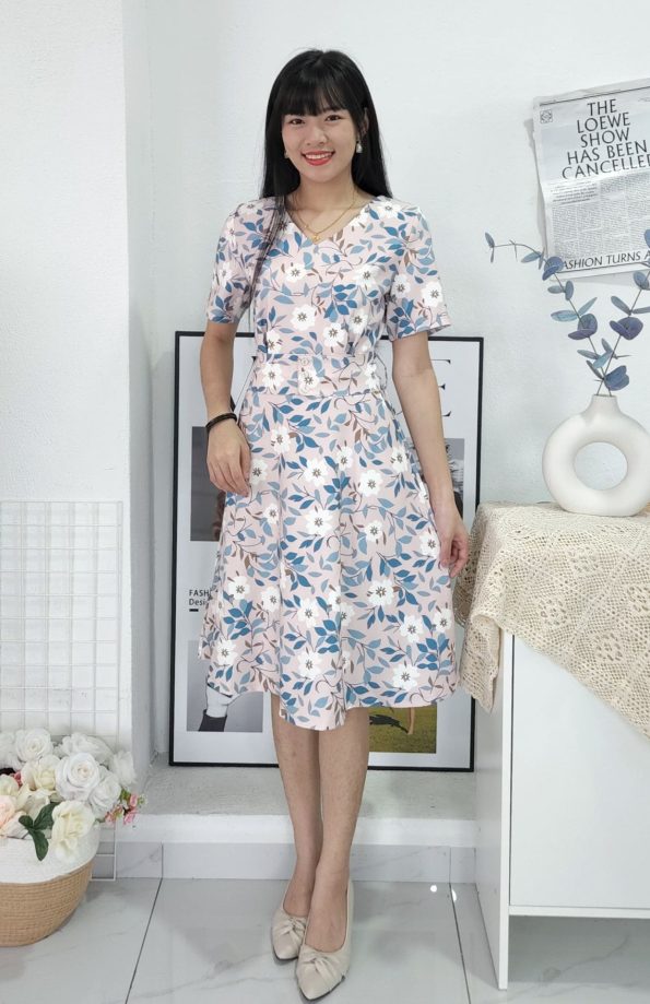 Premium Floral Dress (B9751) C27