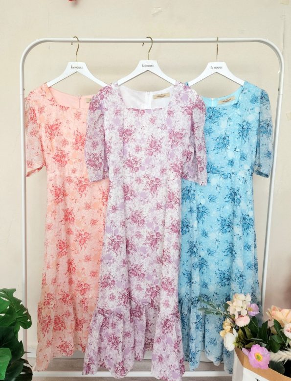 Premium Foral Elegant Dress (1174)