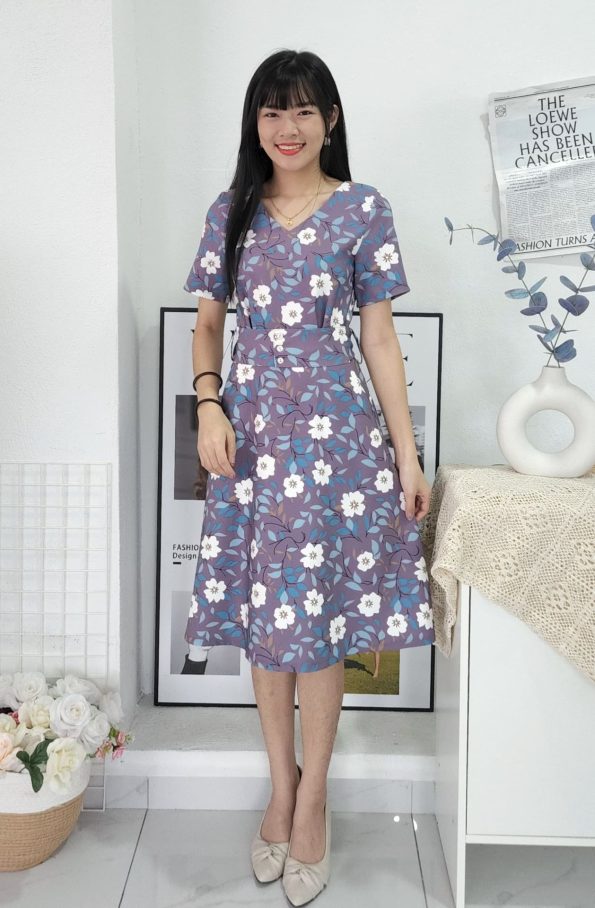 Premium Floral Dress (B9751) C27