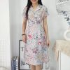 Premium Floral Dress (N5801)