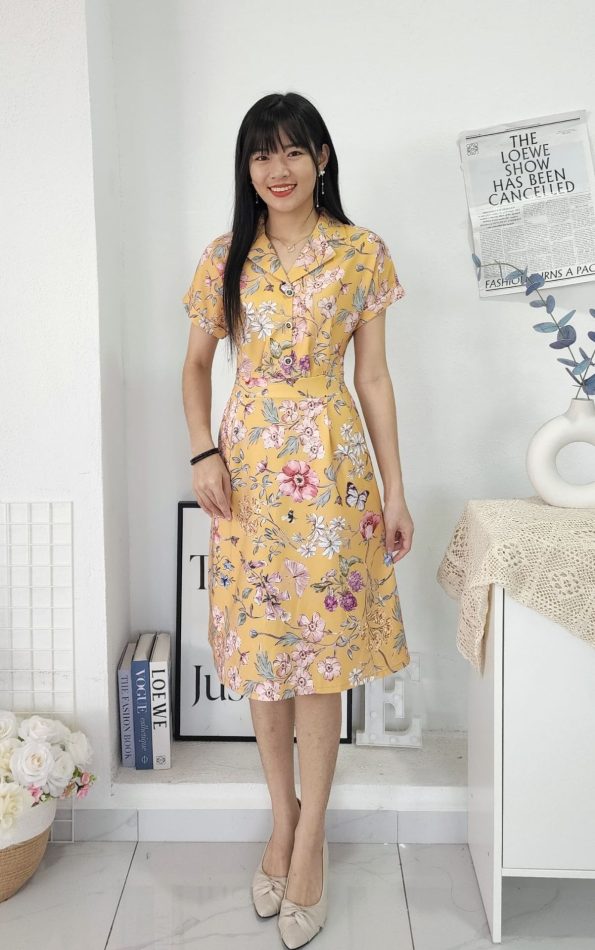 Premium Floral Dress (N5801)