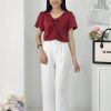 Premium Satin Ribbon Top (2396) C49