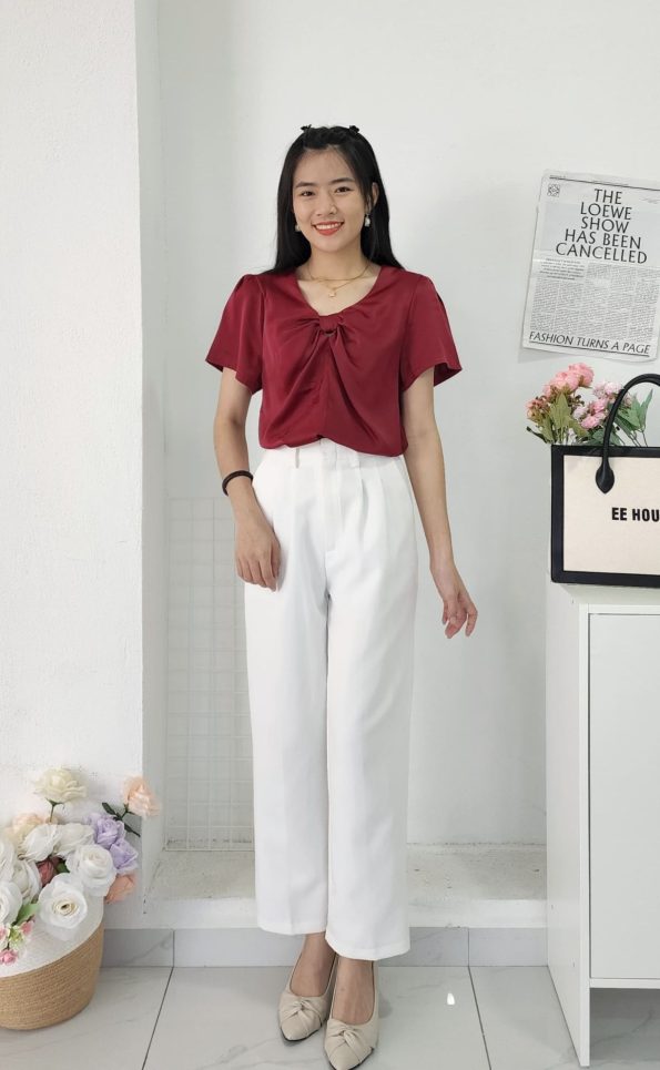 Premium Satin Ribbon Top (2396) C49