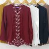 Embroidery Kebaya Sulam Top (免烫，冷布，不热) (52921)