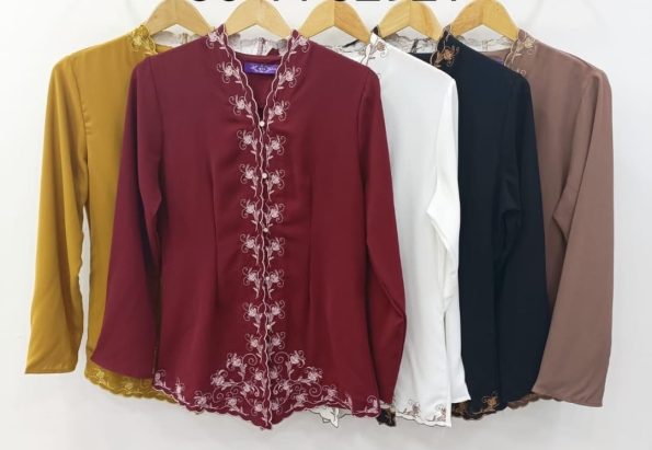 Embroidery Kebaya Sulam Top (免烫，冷布，不热) (52921)