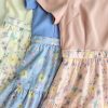 高品西装拼接桐花连身裙 (C2618)A10