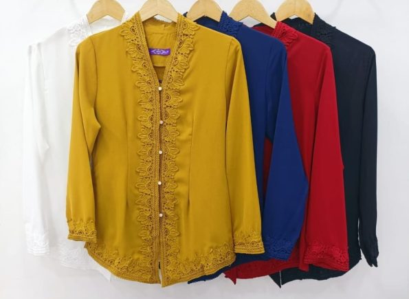 Kebaya Sulam Nora Top (免烫，冷布，不热) (52870)