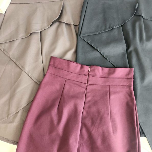 锦棉西装 Midi Skirt (B9311)B6