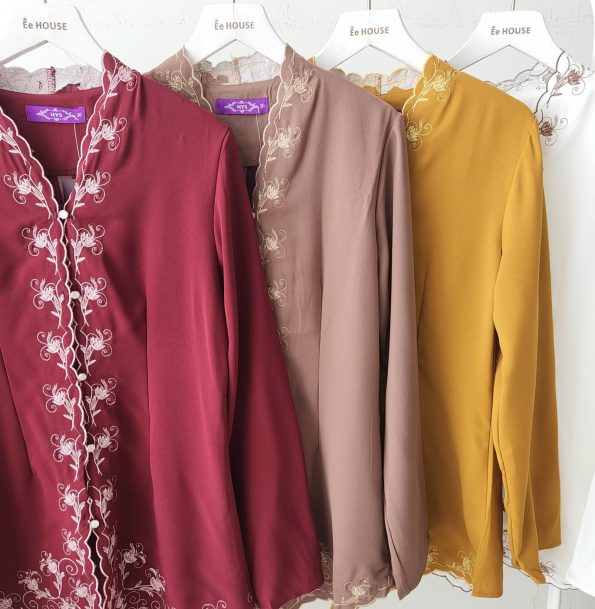 Embroidery Kebaya Sulam Top (免烫，冷布，不热) (52921)