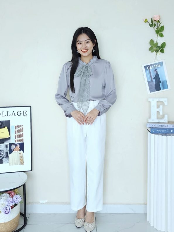 Premium Satin Lace Top (13308)