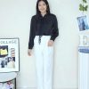 Premium Satin Lace Top (13308)