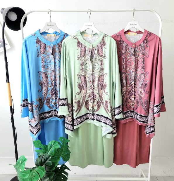 Myra Satin Batik Kurung (A3190)