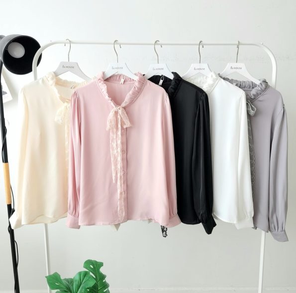 Premium Satin Lace Top (13308)