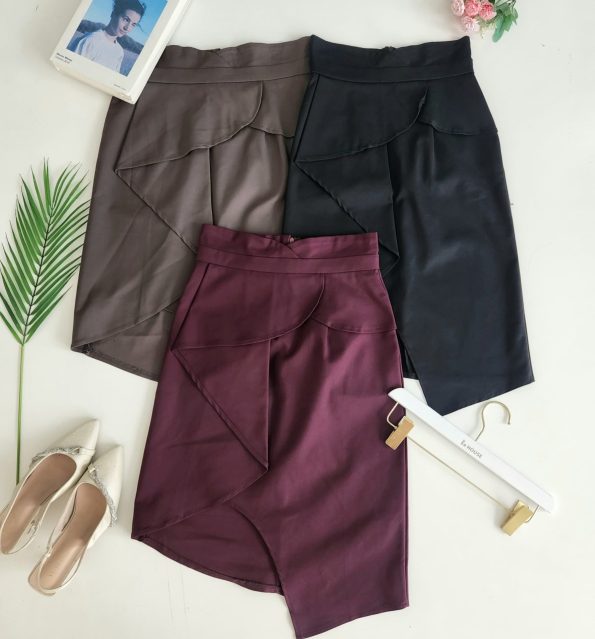 锦棉西装 Midi Skirt (B9311)B6