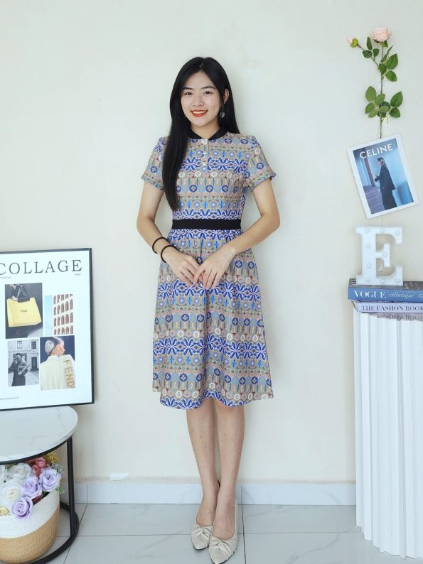 Premium Batik Suit Dress (N2611)C5