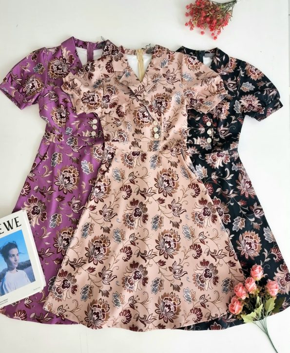 Premium Batik Suit Dress (B2051)C22
