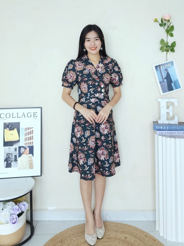 Premium Batik Suit Dress (B2051)C22