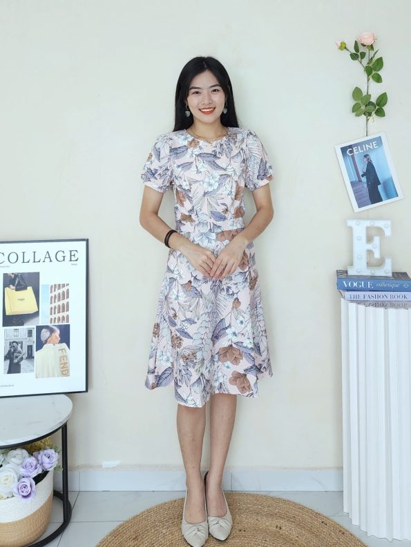 Premium Floral Suit Dress (B0330) B12