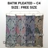 Pleated Batik Skirt (C4)