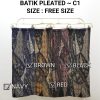 Pleated Batik Skirt (C1)