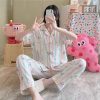 Super Comfy 睡衣set Kitty (3件套-上衣+长裤+短裤) (169)
