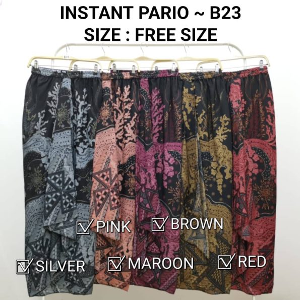 升级版 Pario Batik Skirt (B23)