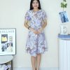 Premium Floral Suit Dress (B0330) B12