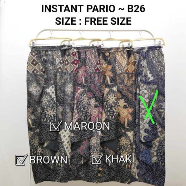 升级版 Pario Batik Skirt (B26)