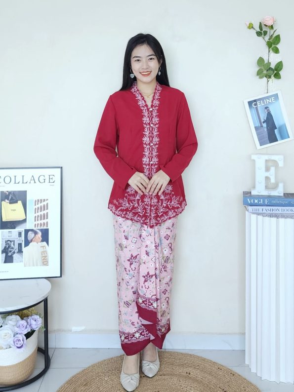 Embroidery Kebaya Sulam Top (免烫，冷布，不热) (52920)A3