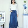 Premium Denim Skirt (LF8503) C15