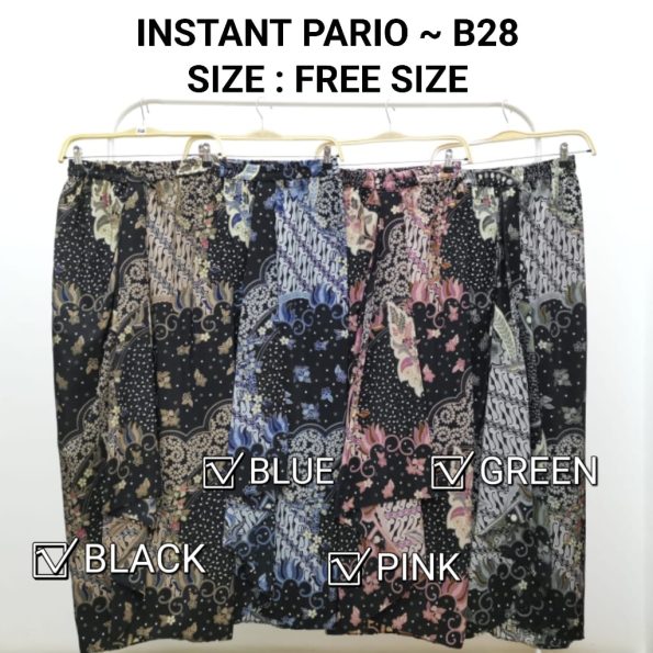 升级版 Pario Batik Skirt (B28)