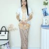 Pleated Batik Skirt (C30)