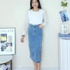 Premium Denim Skirt (LF2368)D27