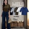高品抓褶领 Super Cotton Top (ME30485)
