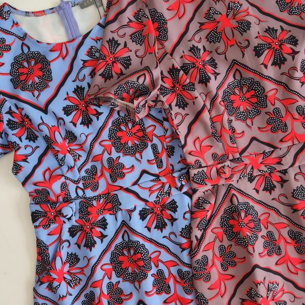 Premium Batik Suit Dress (B9233)A12