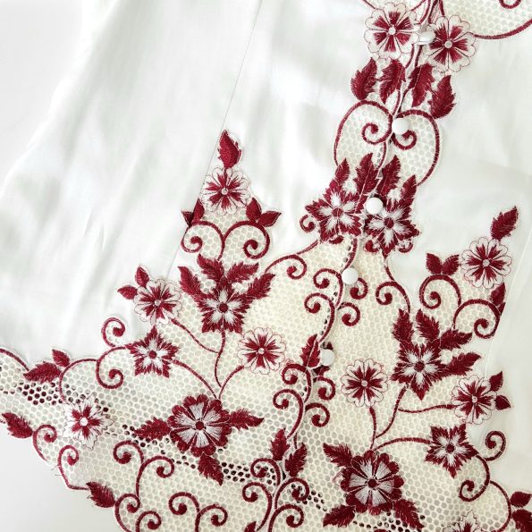 中分袖 Kebaya Sulam Top (3638)