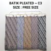 Pleated Batik Skirt (C30)