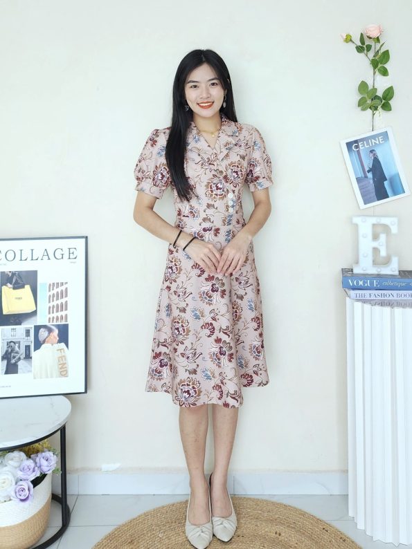 Premium Batik Suit Dress (B2051)C22