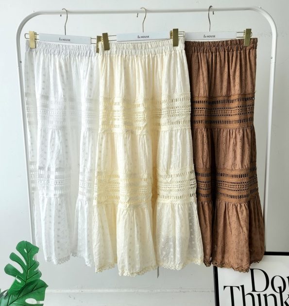 升级版桐花半身裙Midi Skirt (816)D31