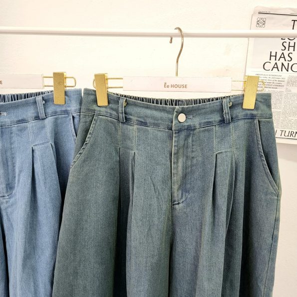 高品Denim牛仔阔腿裤 (1515)B35