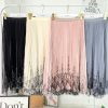 Batik Pleated 双面 Midi Skirt (3031)D35
