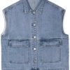 Denim马甲外套衫 (6001)