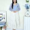 高品桐花半身裙 (6181)