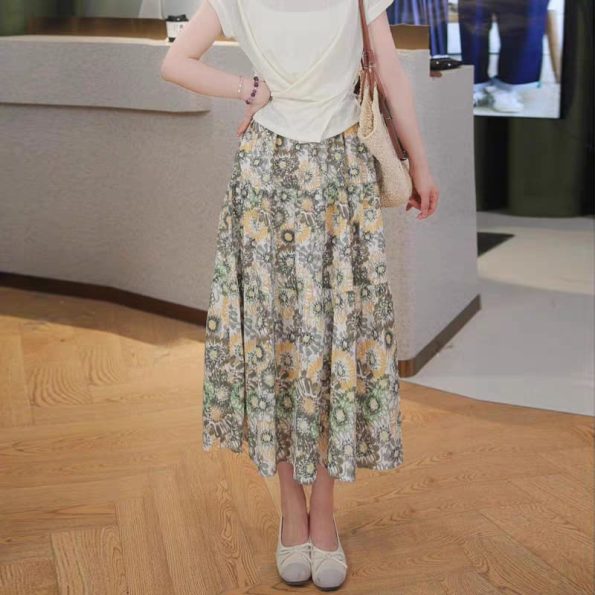 Premium Floral 半裙 (312)